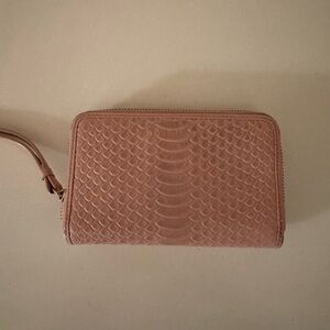 Cole Haan Pink Textured Wallet